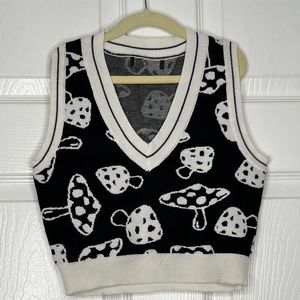 Vest Black and White